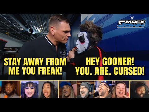 Gunther warns Danhausen not to curse him Streamers Reactions Compilation | WWE SmackDown 2026