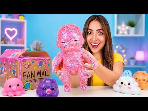 I Turned Your Fanmail into the Worlds Coolest SQUISHIES!