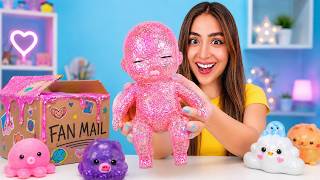 I Turned Your Fanmail into the Worlds Coolest SQUISHIES!