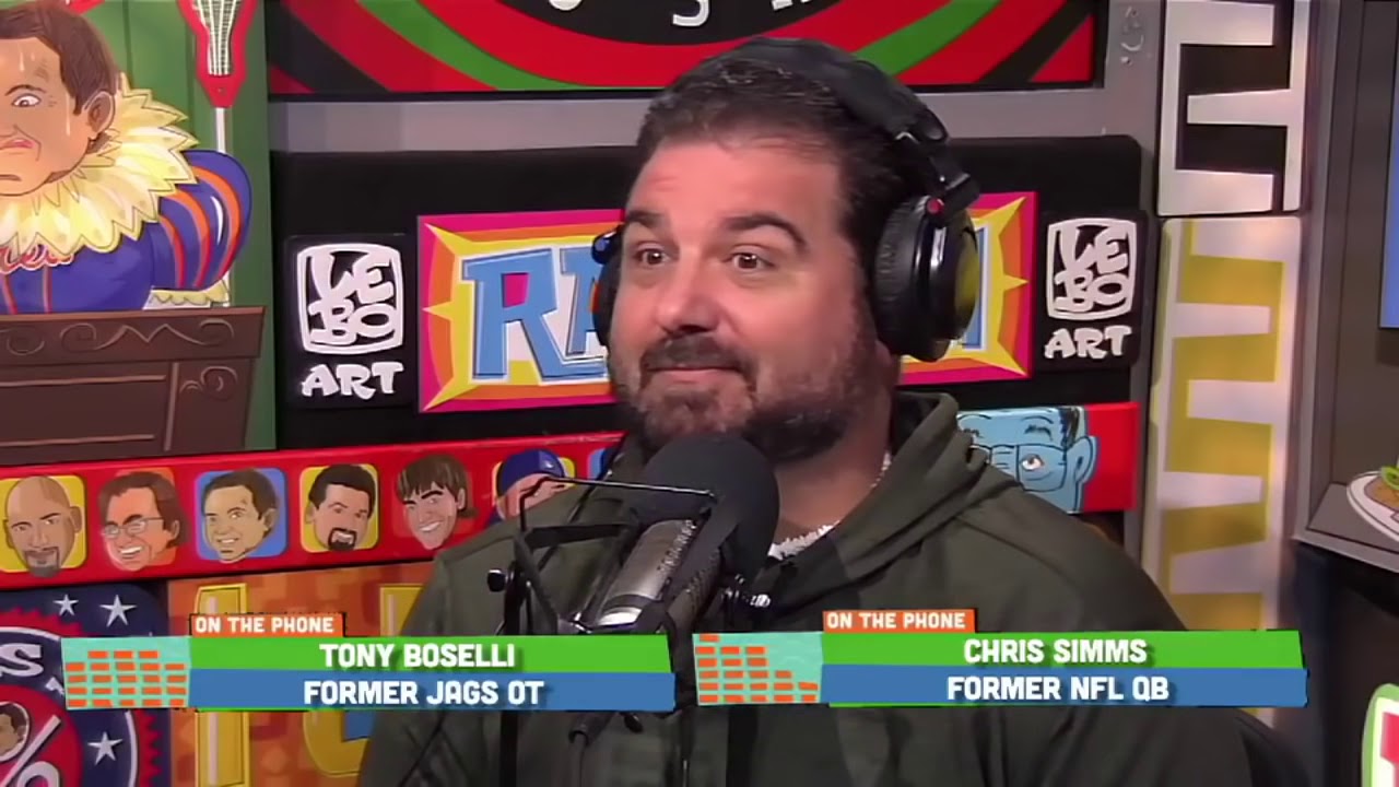 Tony Boselli Disputes Chris Simms' Ranking of Blake Bortles - Jan 9, 2018