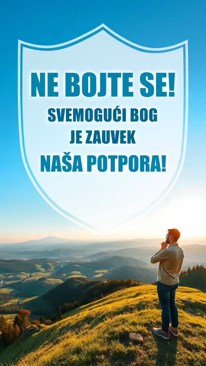 Ne bojte se! Svemogući Bog je zauvek naša potpora!