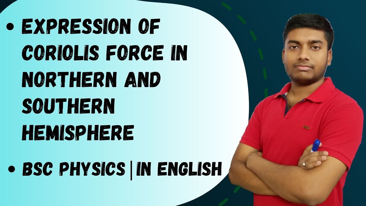 Coriolis Force In Northern & Southern Hemisphere| Rotating Frame of Reference |
