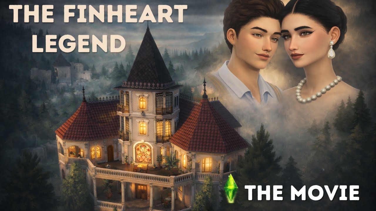 SIMS 4 MOVIE | The Finheart Legend & The Heart Manor Legacy +House Tour & CAS