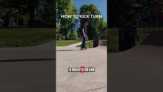 How to Kick Turn on a Quarter Pipe | Beginner Quarter Pipe Tricks #3 #beginnerskateboarding