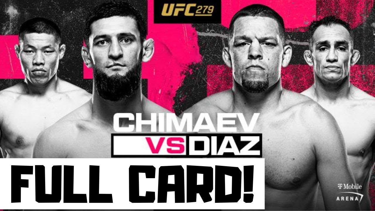 UFC 279 Predictions Chimaev vs Diaz Full Card Betting Breakdown