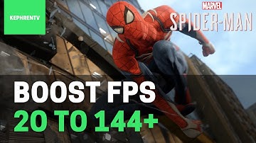 Spider-Man Remastered PC - How to BOOST FPS and Increase Performance on any PC