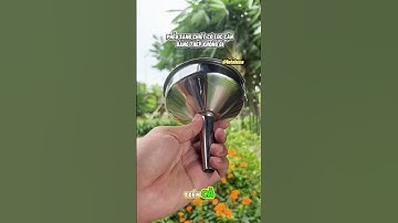 PHỄU SANG CHIẾT CÓ LỌC CẶN BẰNG THÉP KHÔNG GỈ | Let’s Luxe