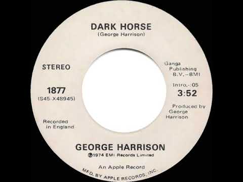 1974 HITS ARCHIVE: Dark Horse - George Harrison (stereo 45