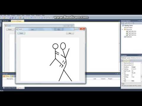 HOW TO MAKE A FIGHTING GAME IN VISUAL BASIC 2010 PART 2