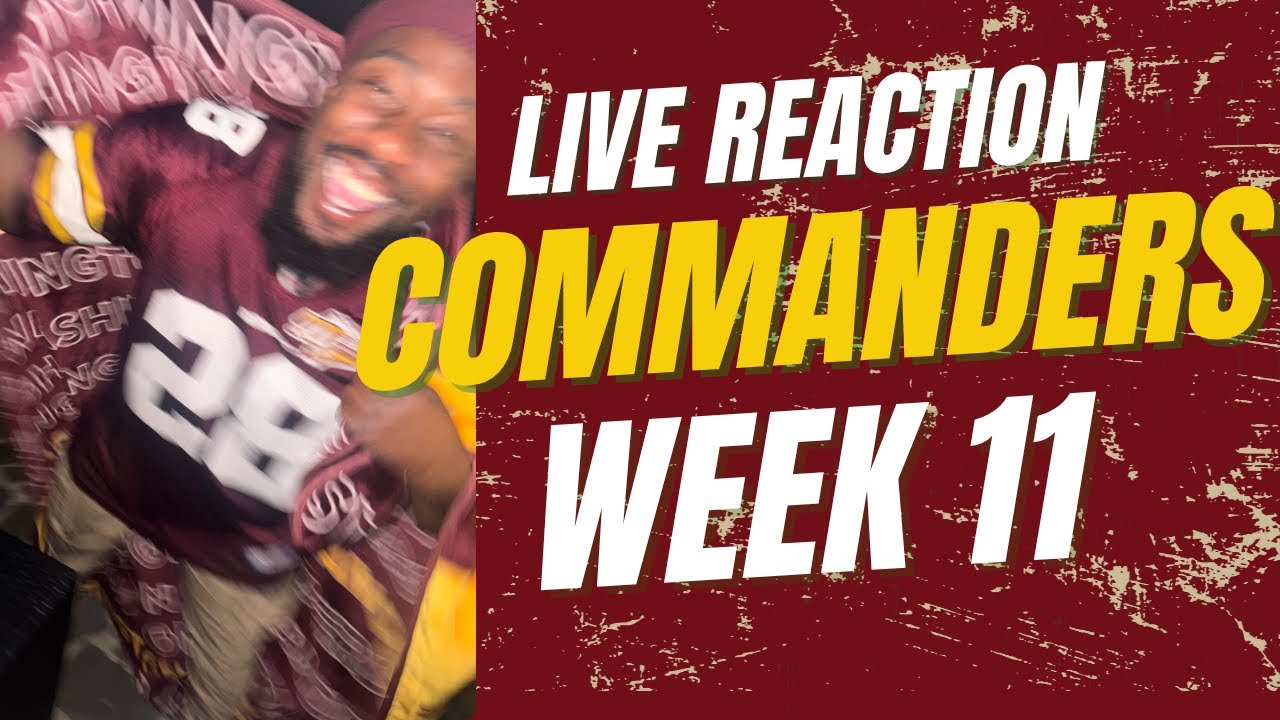 COMMANDERS VS. DOLPHINS LIVE REACTION
