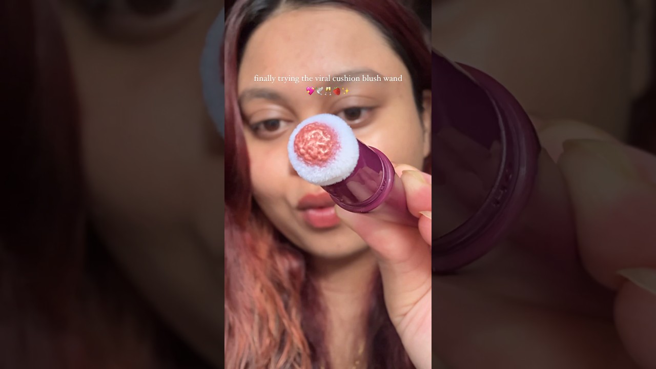 Trying VIRAL GLOWY BLUSH WAND💖🥂 ft. Typsy Beauty! 
