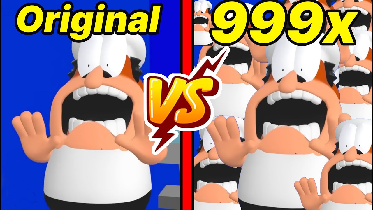 Pizza Tower Screaming meme ORIGINAL vs 999x speed !!!!!!! - YouTube