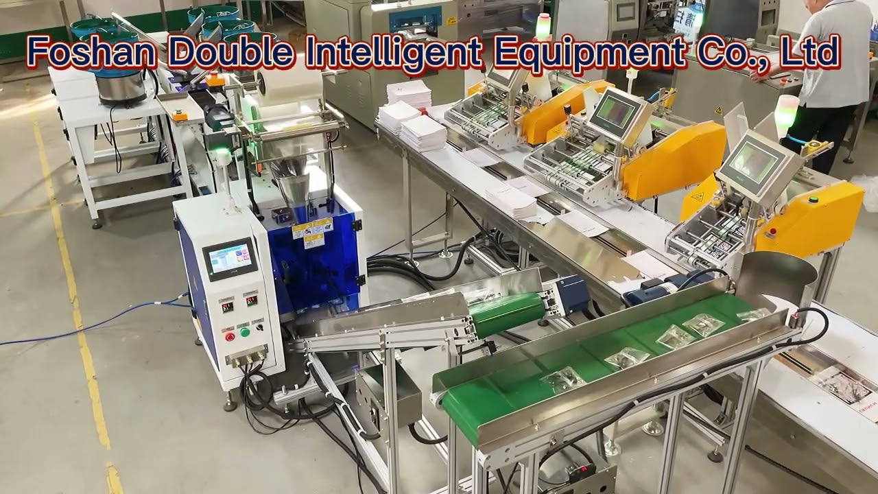 6P Auto User Manual Feeder Screw Parts Counting Machine Vertical Packaging Machine Packaging Line