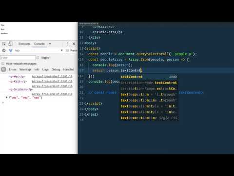 25   Array from and Array of