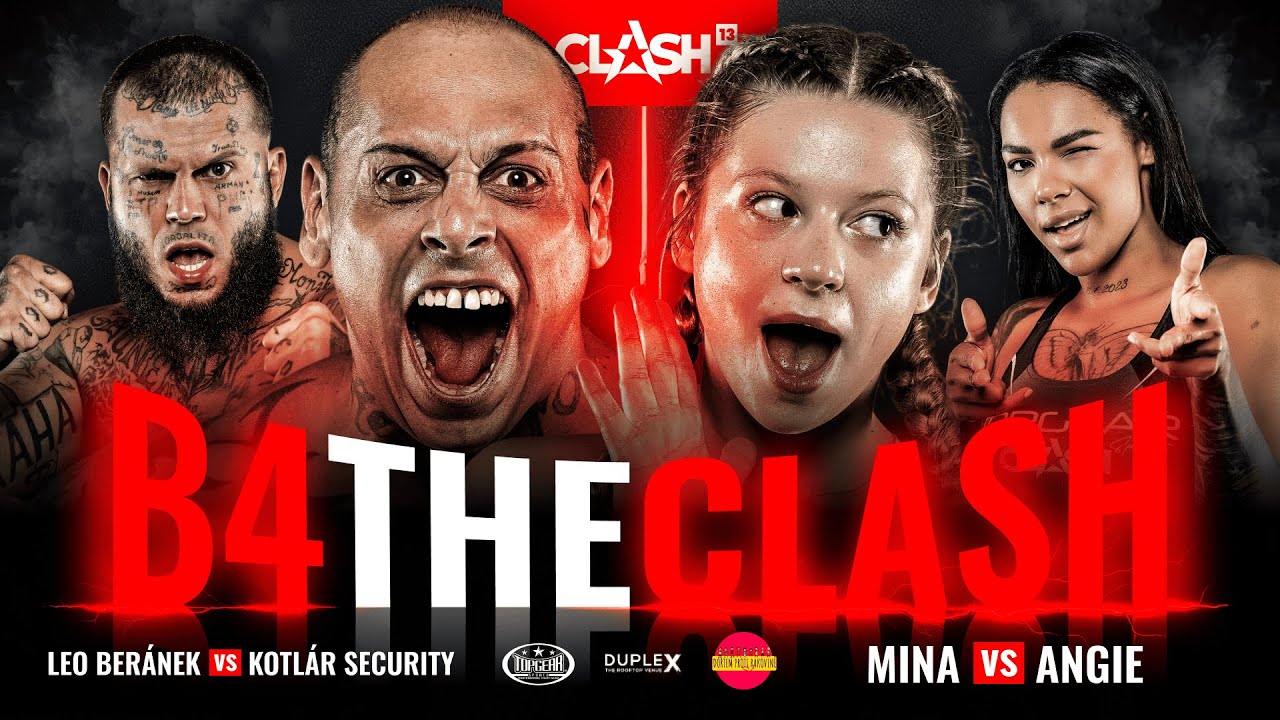 🔴 B4THECLASH: Leo Beránek 🆚 Kotlár Security + Mína 🆚 Angie 🔥 CLASH 13