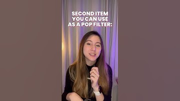 DIY pop filters for recording your vocals at home! 🎤 #starmony #vocaltips #recordingartist