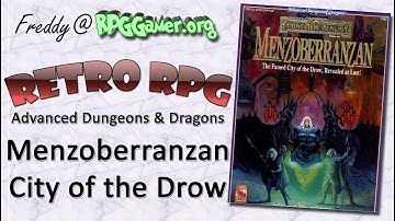 Retro RPG: Menzoberranzan (AD&D 2nd Edition)