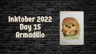 Inktober 2022 - Day 15 - Armadillo