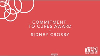 2020 Commitment to Cures Award - Sidney Crosby
