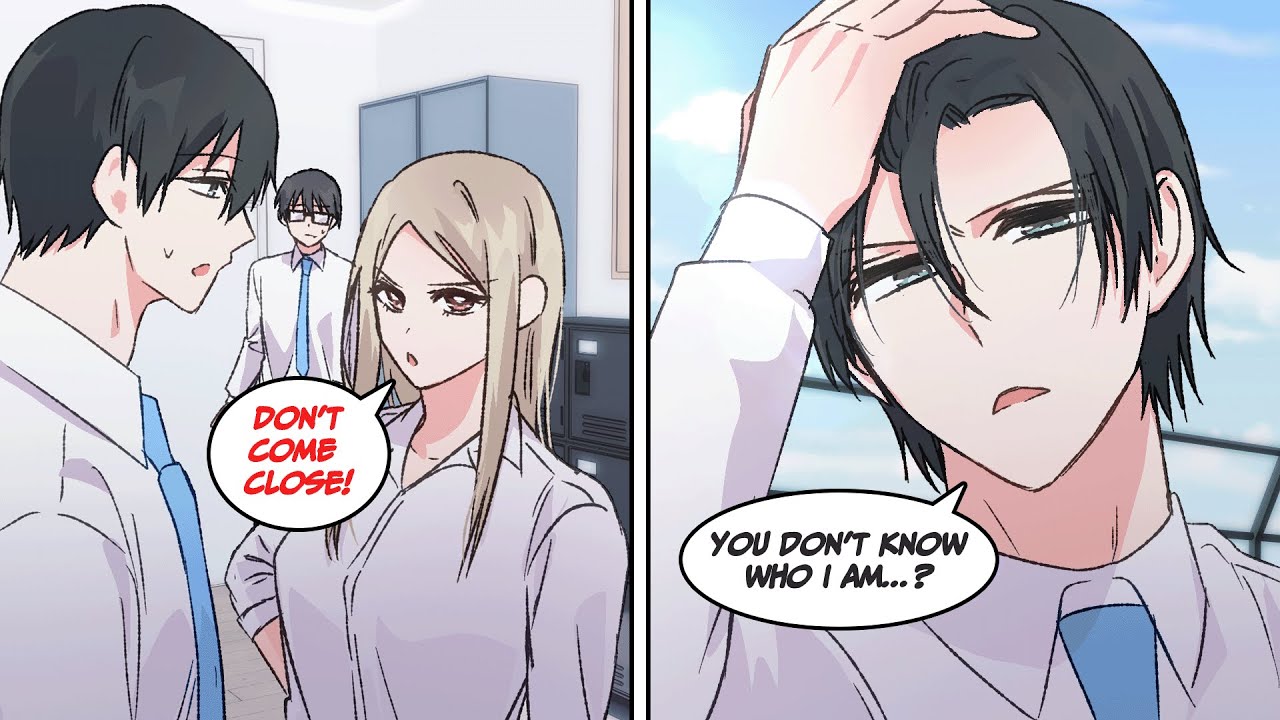 ［Manga dub］ I wanted a peaceful school life, but I was approached by a female delinquent, so I....