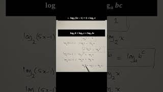 How to solve logarithmic equations| Basic algebra| Ontario Grade 12 math