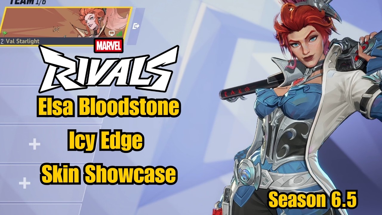 Elsa Bloodstone | Icy Edge Skin Showcase | Marvel Rivals Gameplay Season 6.5 Early Access