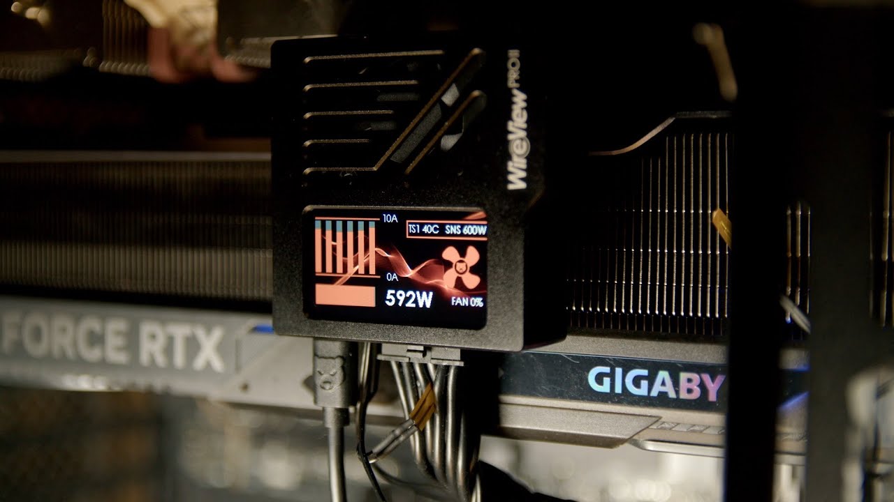 WireView Pro II installation and test #thermalgrizzly #wireview 