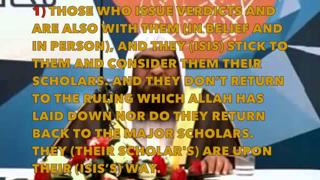 Saudi Scholar Answers Regarding Joining ISIS (داعش) Shaykh Salih as-Suhaymee