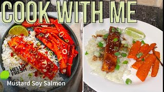 COOK WITH ME | HelloFresh - Mustard Soy Salmon