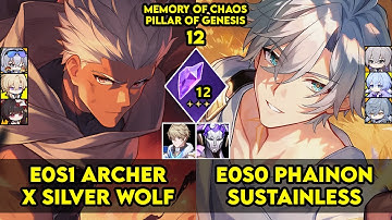 Memory of Chaos 12 | E0S1 Archer & E0S0 Phainon | MOC 12 | HSR