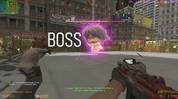 CS1.6 CSO: Trying the new light zombie BOSS :D