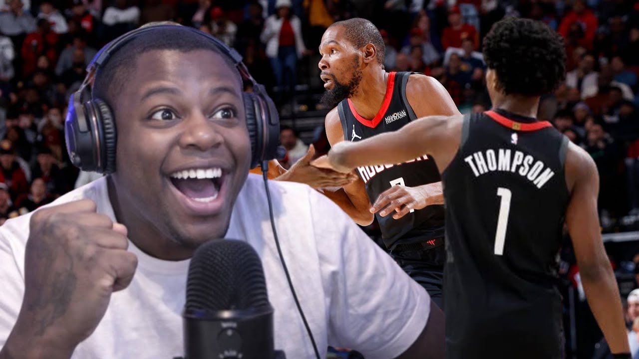 Jabril Diop Reacts to GRIZZLIES @ ROCKETS 🐻🚀 | FULL HIGHLIGHTS