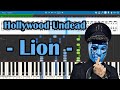 Hollywood Undead - Lion [Piano Tutorial | Sheets | MIDI] Synthesia