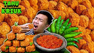Mukbang Gorengan Tahu Crispy Dan Cabe  Asmr Gorengan
