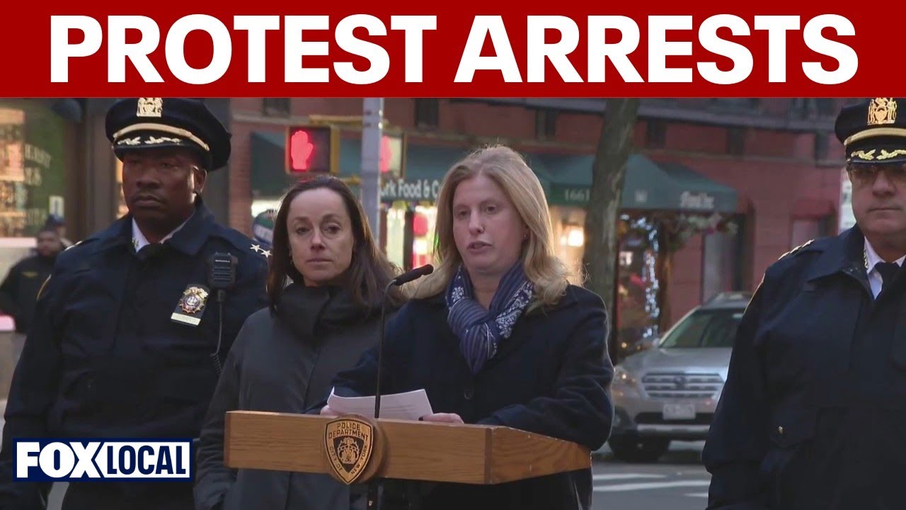 Gracie Mansion protest: Suspect threw 'ignited device' into crowd, 6 arrested