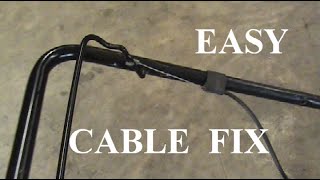 Push Mower Cable  Kill / Zone Cable Easy Fix Step By Step