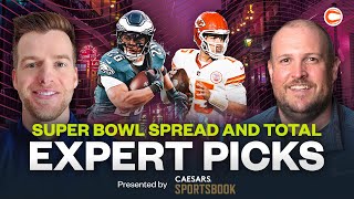NFL Super Bowl Spread & Total Best Bets + Predictions Eagles vs Chiefs