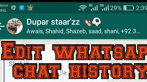 How To Edit WhatsApp Chat History | WhatsApp Message Edit Aur Change Kaise Kare😱