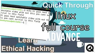 Learn Advanced linux command in tamil | linux complete command line course in tamil | part 3| QT