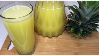 عصير الأناناس و الحامضغني بالفيتامينات و الفوائد Citronnade à l’ananas