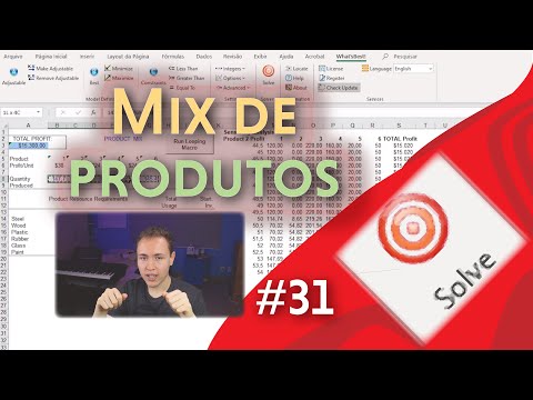 [#31] Mix de produtos em um modelo matemático e custo reduzido - video from Lindo Systems