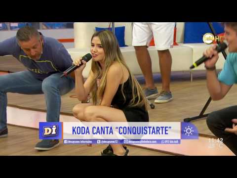 Koda cerró el programa cantando "Conquistarte"