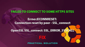 UBUNTU FIX: failed to connect to some HTTPS sites
