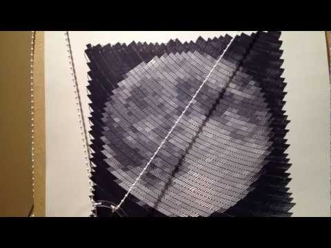 Time Lapse Drawing Machine "Polargraph" - Moon