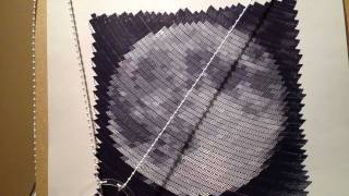 Time Lapse Drawing Machine Polargraph - Moon