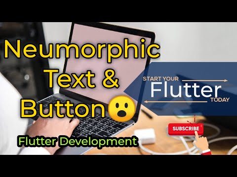 Flutter Neumorphic Text & Neumorphic Floating Action Button🤩 | 2021 #flutter #flutterdev #neumorphic