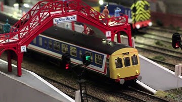 Upham Market  - a 4 metre Network southeast end-to-end layout in OO gauge