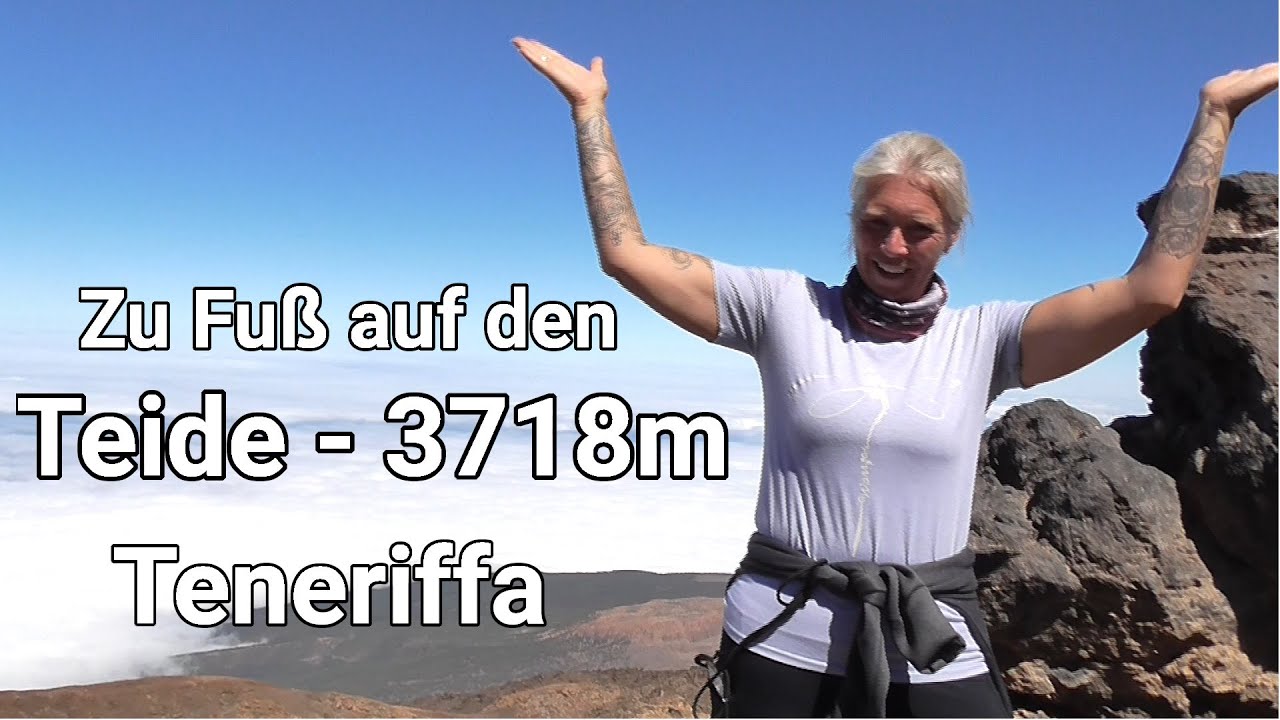 Zu Fuß auf den Teide 3718m - Teneriffa