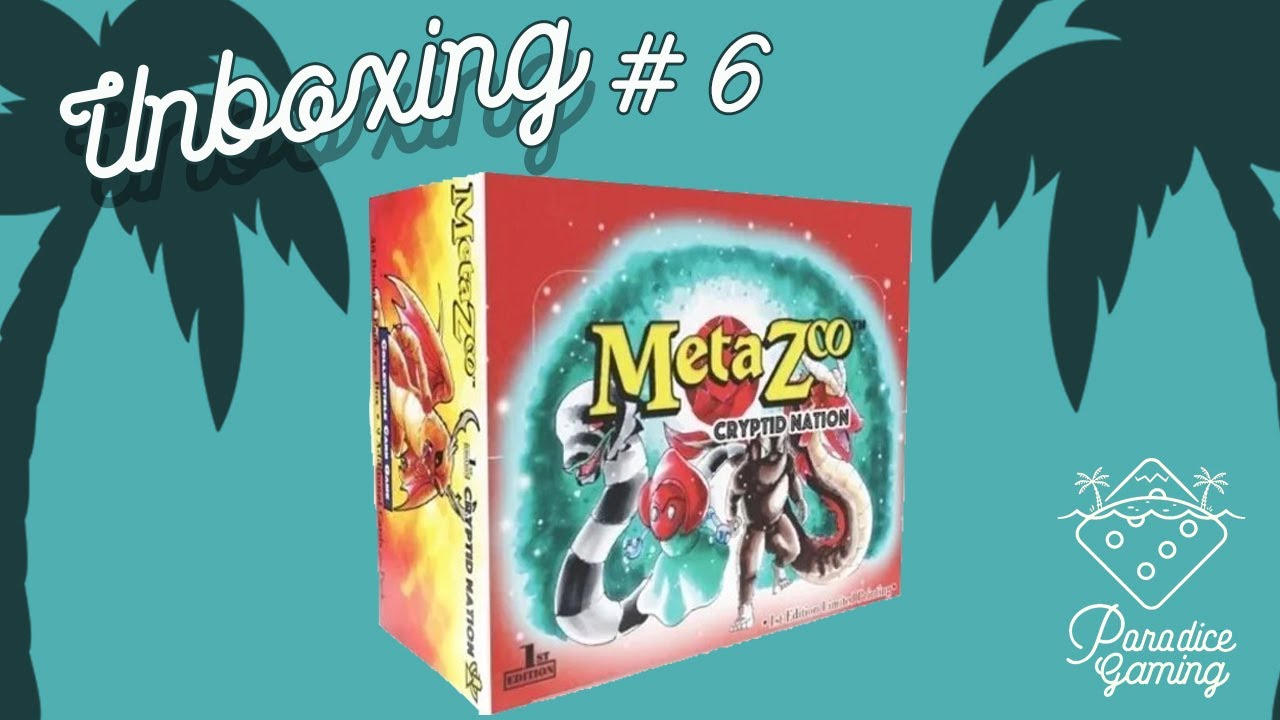 Unboxing MetaZoo Cryptid Nation Booster Box #6