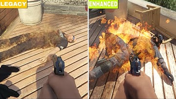 Legacy VS Enhanced Side by Side Comparison - GTA V (WHICH IS BEST ?)